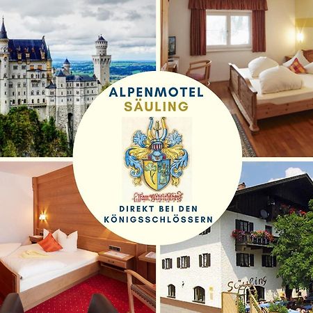 Alpenmotel Saeuling Pinswang Bagian luar foto