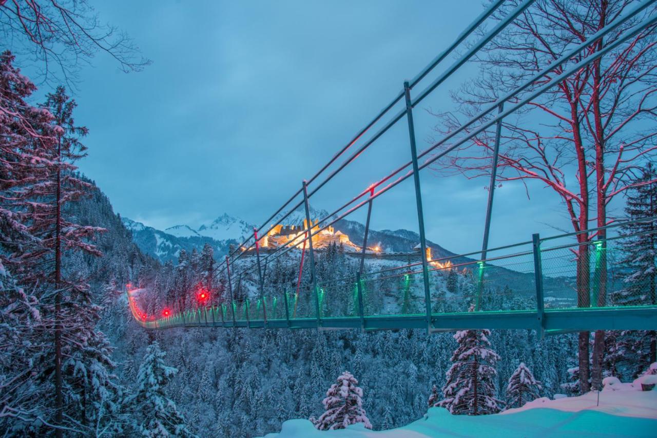 Alpenmotel Saeuling Pinswang Bagian luar foto