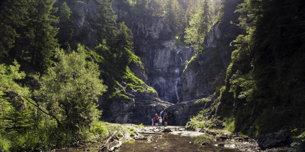 Alpenmotel Saeuling Pinswang Bagian luar foto