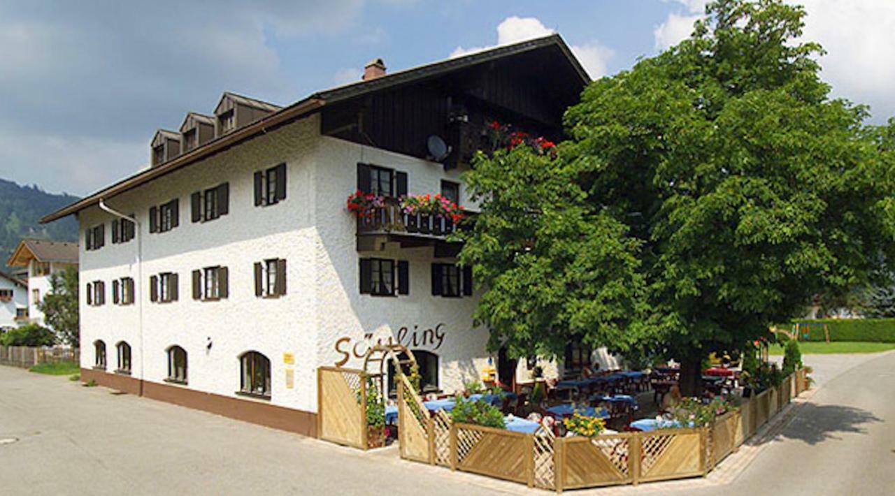 Alpenmotel Saeuling Pinswang Bagian luar foto